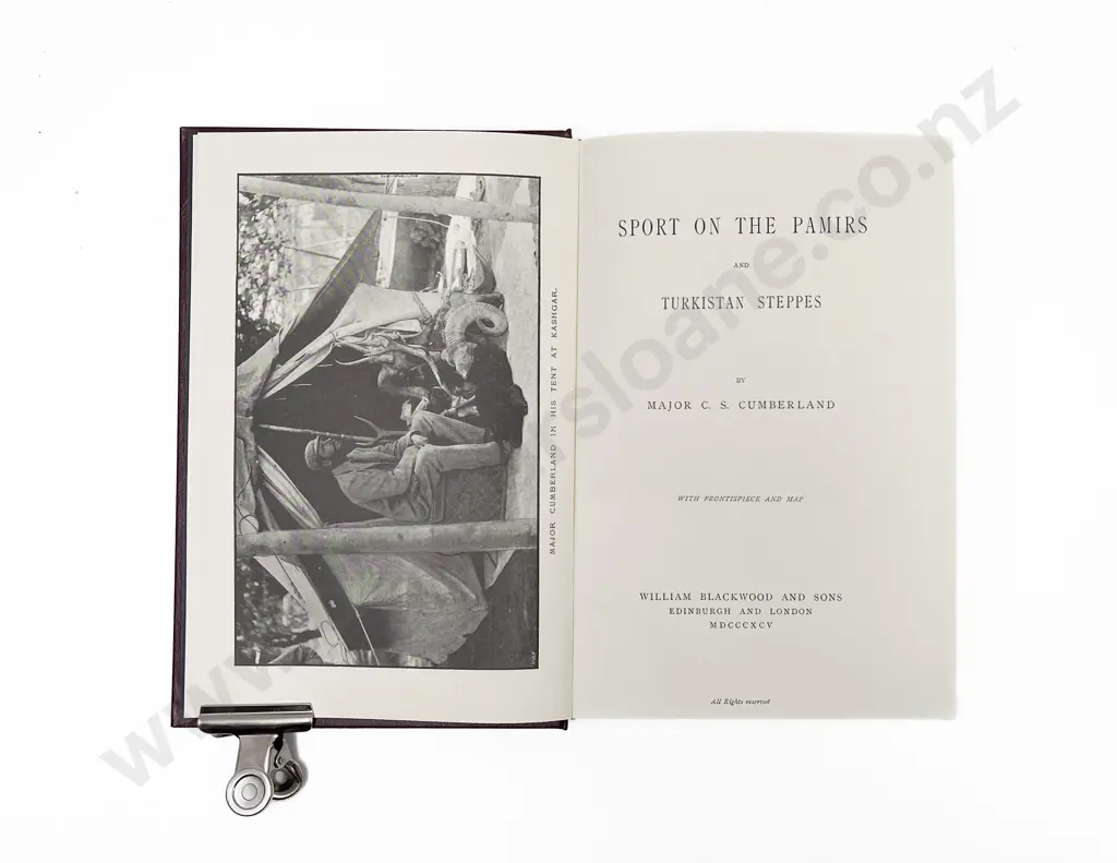 Cumberland Major C S - Sport On The Pamirs and The Turkistan Steppes Image 1++