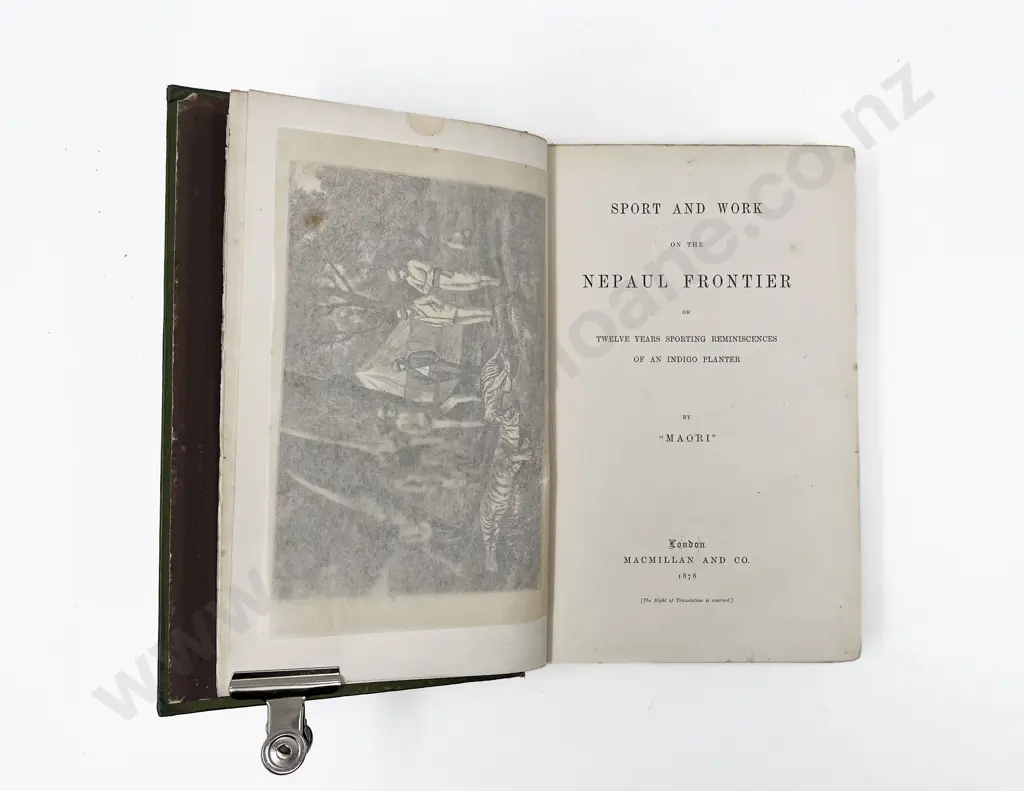 "Maori" - Sport And Work On The Nepaul Frontier Image 1++
