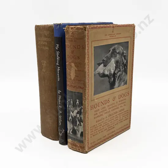 3 Various Vintage Hunting Volumes