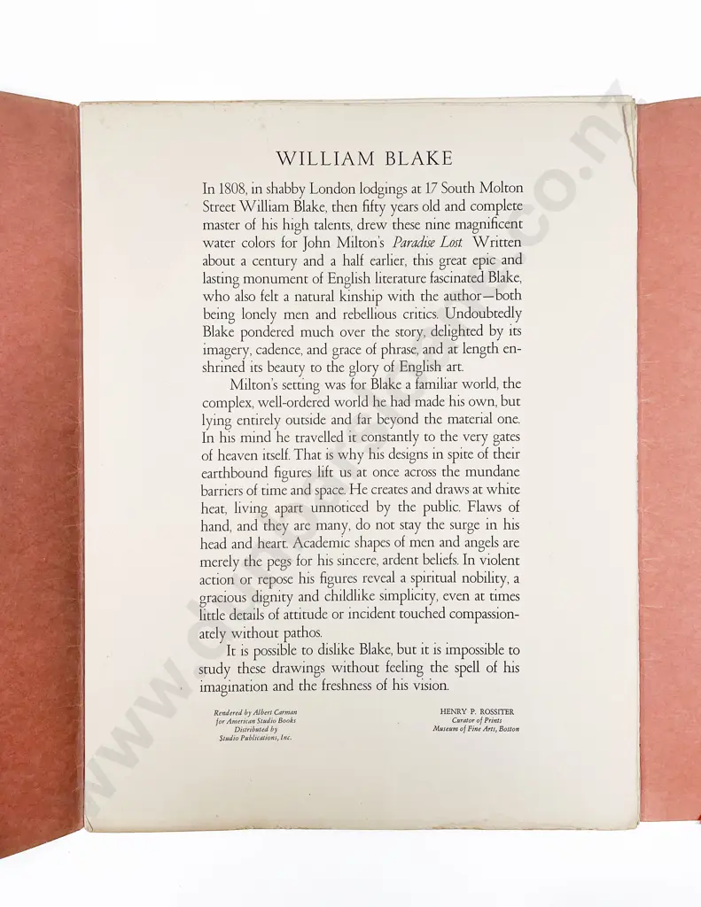 Blake William - Paradise Lost Image 1++