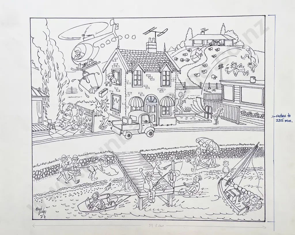 Neville Lodge - Original Cartoon Image 1++