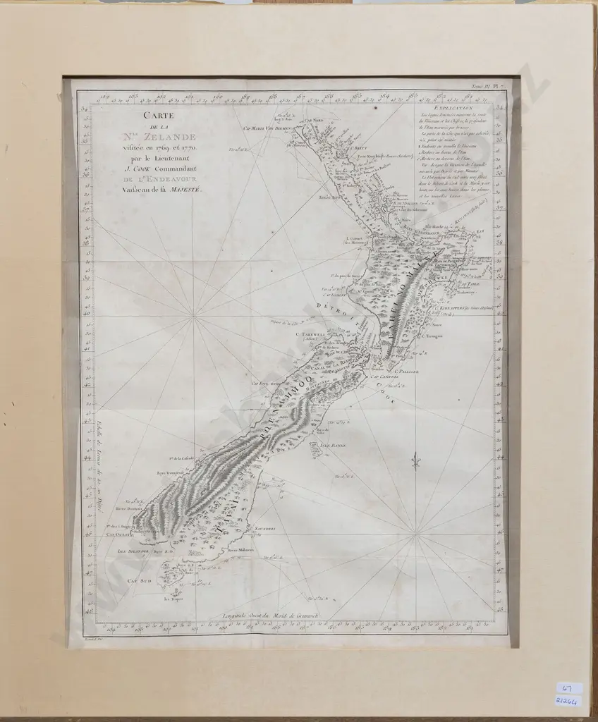 Benard - Carte de la Nle Zealande Image 1++