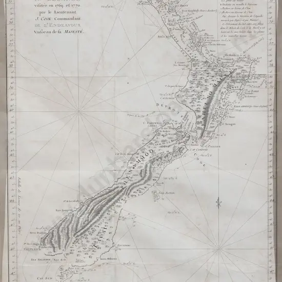Benard - Carte de la Nle Zealande