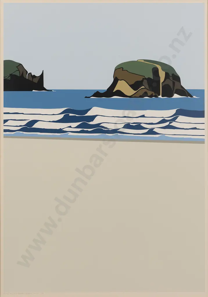 Robin White (b 1946) - Allan's Beach Image 1++