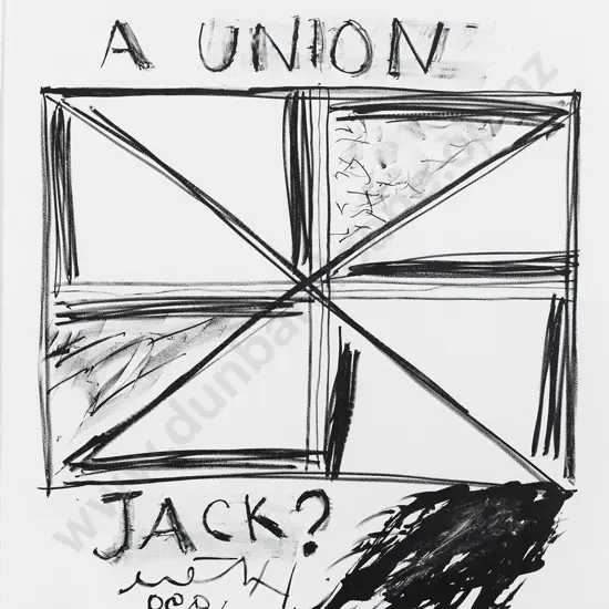 Ralph Hotere (1931 - 2013) - A Union Jack?