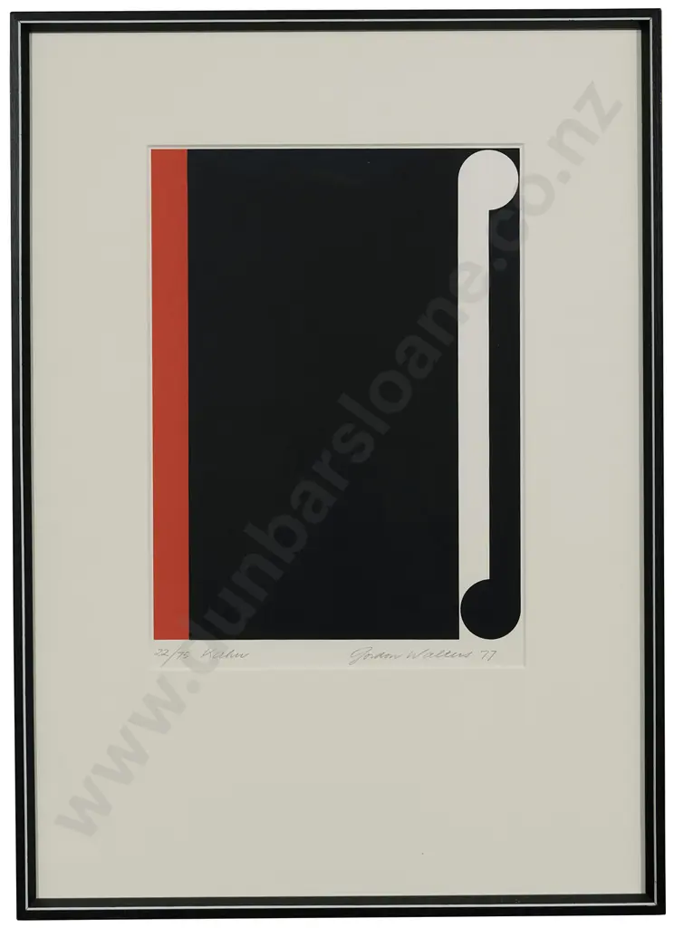 Gordon Walters (1919-1995) - Kahu Image 1++