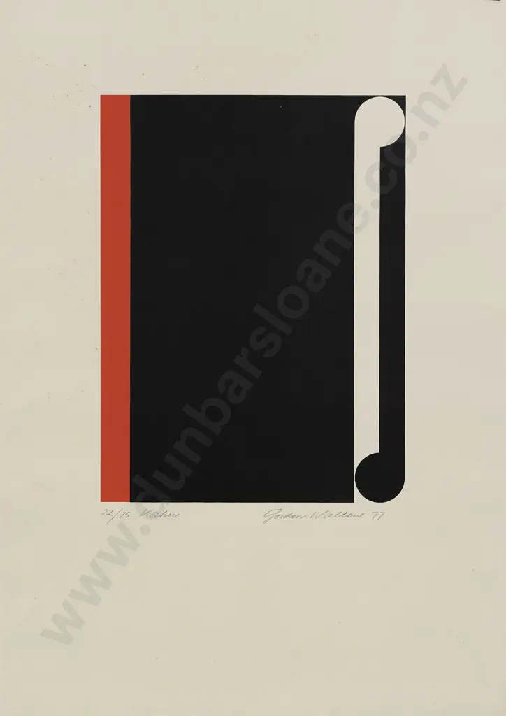 Gordon Walters (1919-1995) - Kahu Image 1++