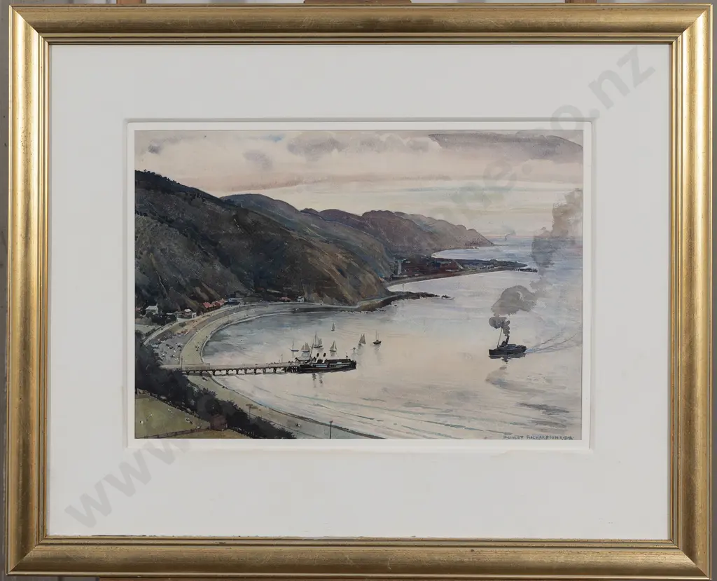 Harry Linley Richardson (1878 - 1947) - Days Bay Image 1++