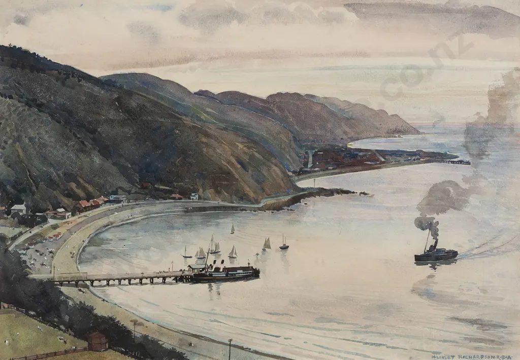 Harry Linley Richardson (1878 - 1947) - Days Bay Image 1++