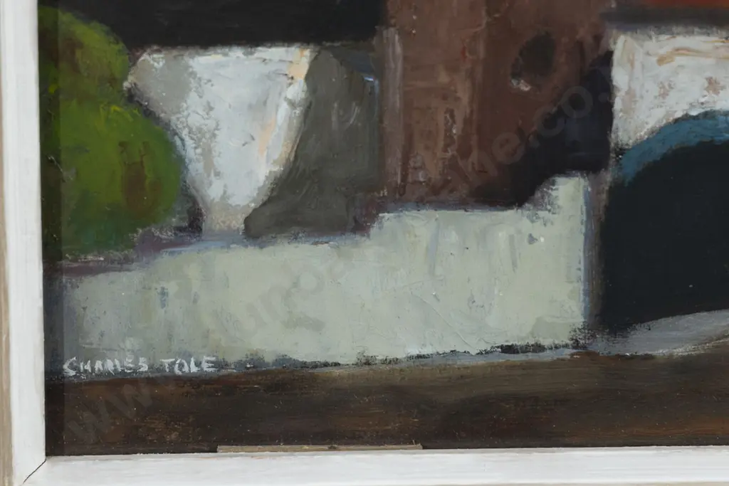 Charles Tole (1903 - 1991) - Buildings Near Newmarket Image 1++