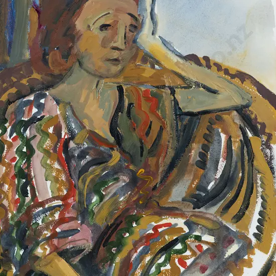 Jane Evans (1946 - 2012) - Untitled Portrait