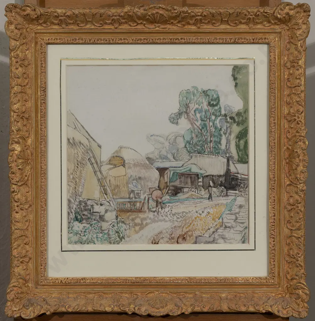 Frances Hodgkins (1869-1947) - Untitled (Farmyard Scene) Image 1++