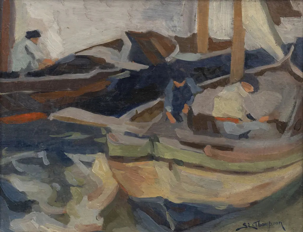 Sydney Lough Thompson (1877-1973) - Fishermen Image 1++