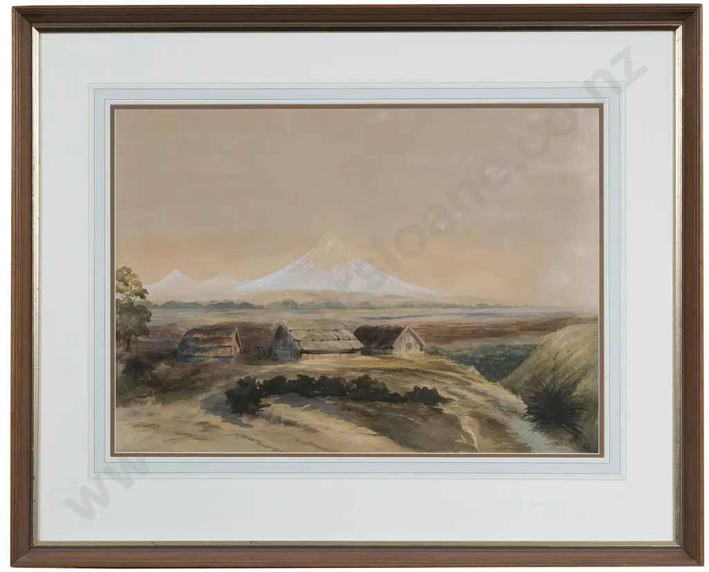 John Gully (1819 - 88) - Mt Taranaki Image 1++