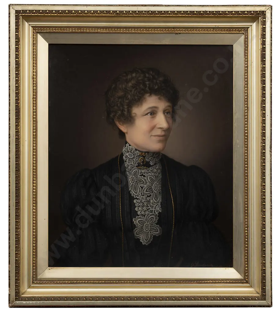 Gottfried Lindauer (1839 -1926) - Portraits of Mr & Mrs William Anthony Image 1++