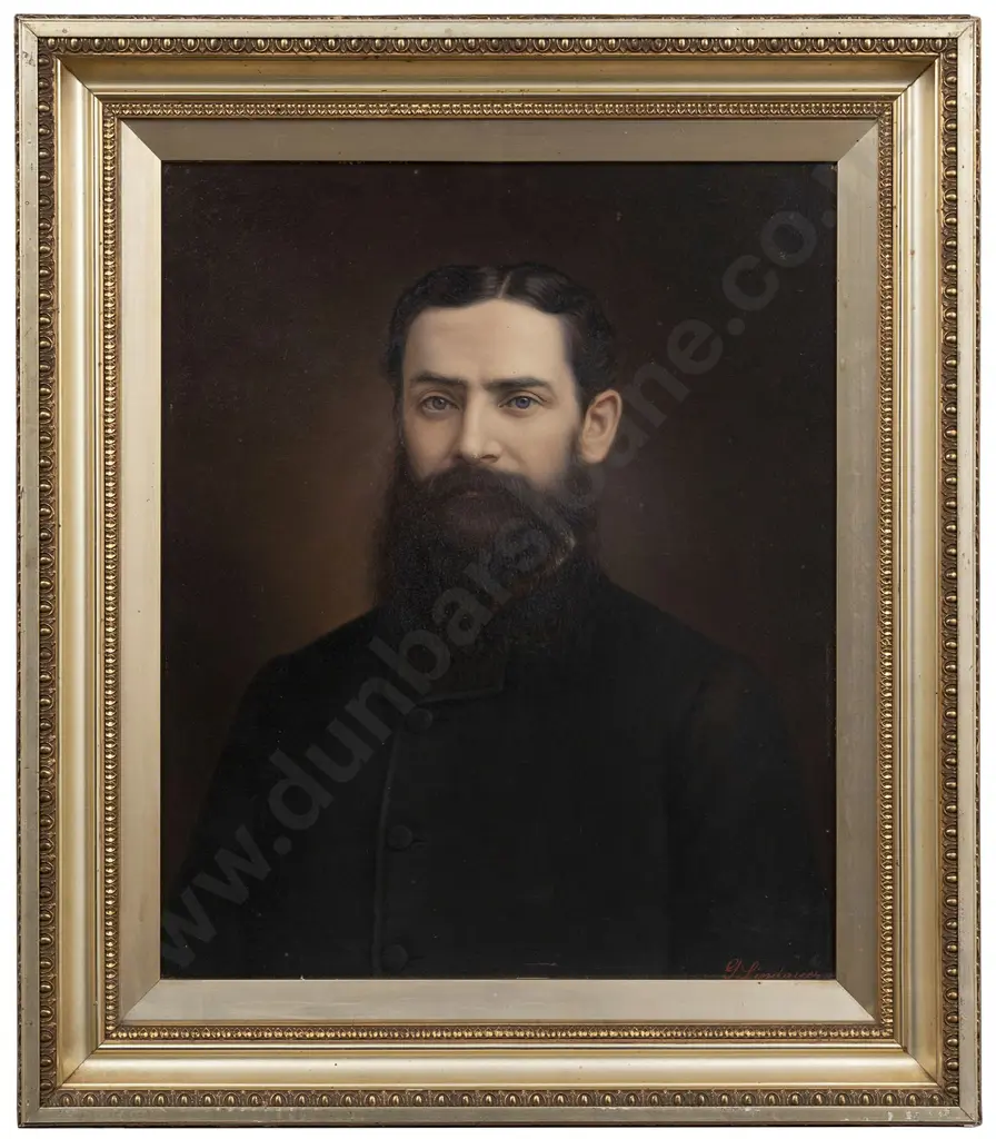 Gottfried Lindauer (1839 -1926) - Portraits of Mr & Mrs William Anthony Image 1++