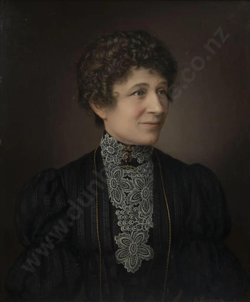 Gottfried Lindauer (1839 -1926) - Portraits of Mr & Mrs William Anthony Image 1++