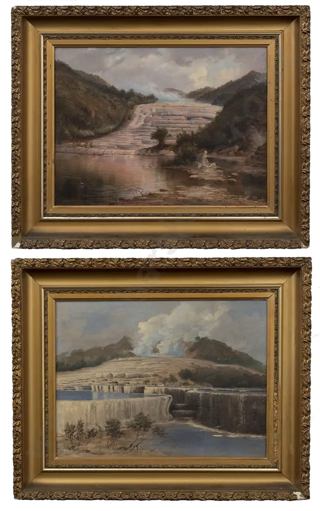 Charles Blomfield (1848 - 1926) - Pink & White Terraces (2) Image 1++