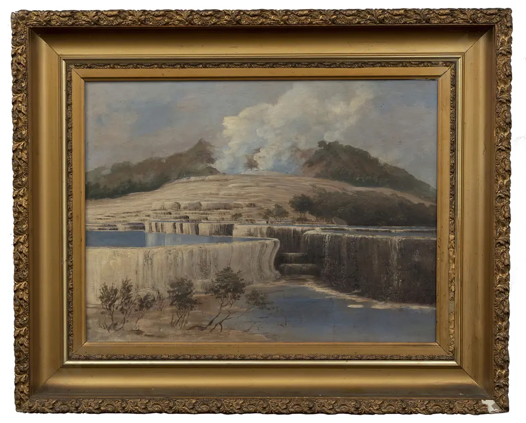 Charles Blomfield (1848 - 1926) - Pink & White Terraces (2) Image 1++