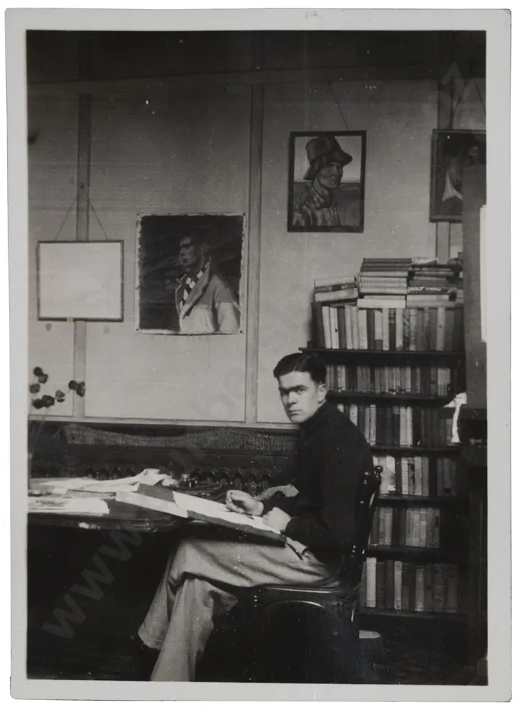 Set of Three Photographs of Leo Bensemann's Studio Image 1++