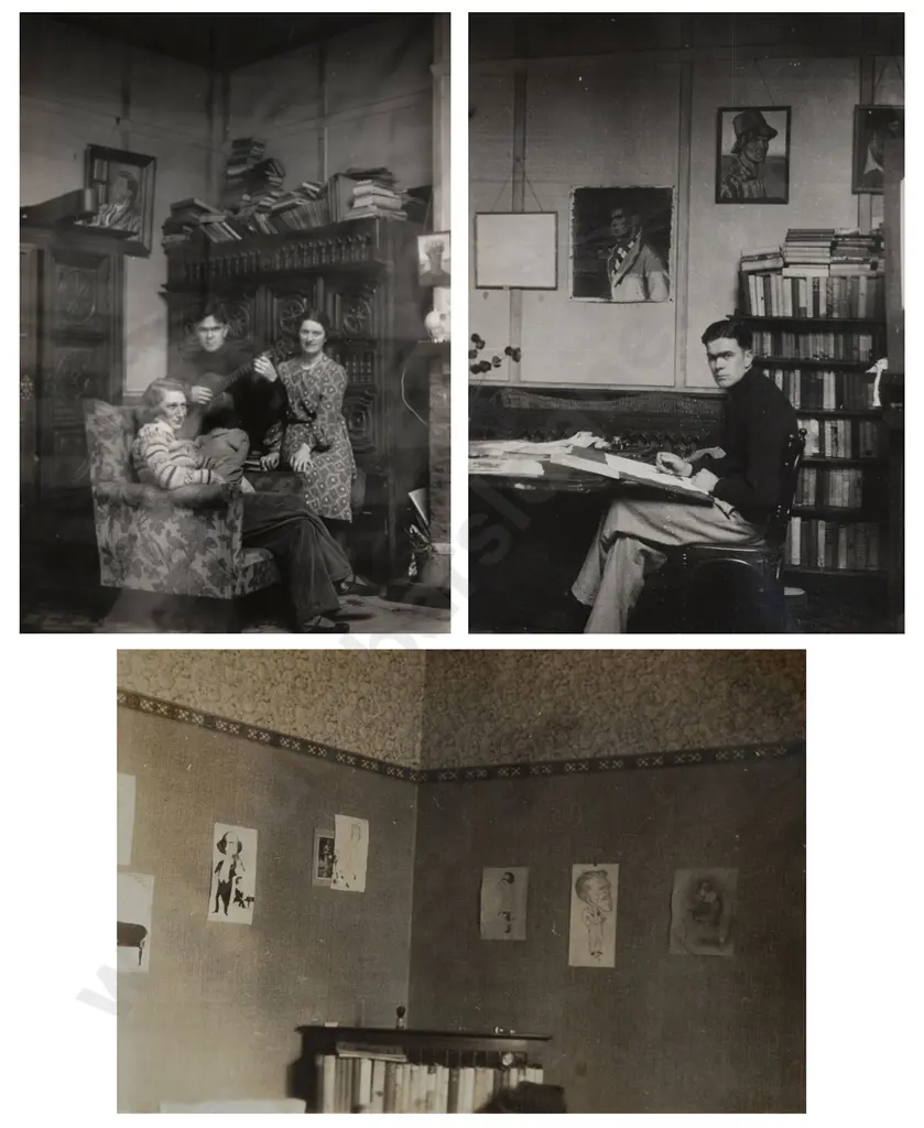 Set of Three Photographs of Leo Bensemann's Studio Image 1++