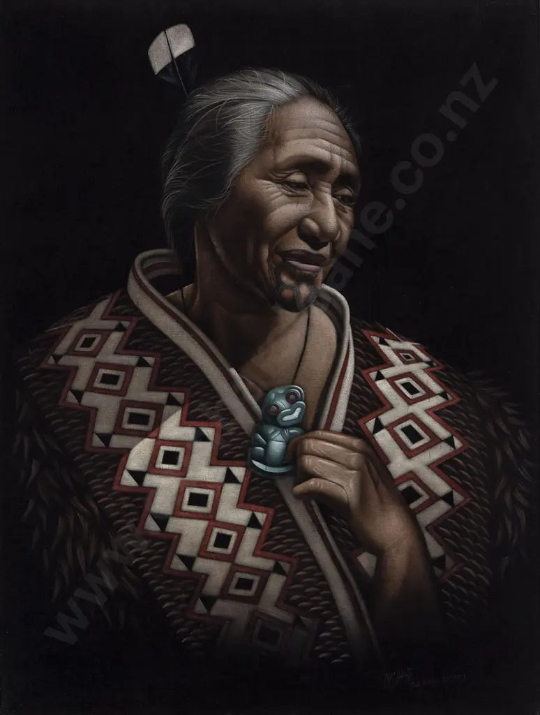 Charles McPhee (1910 - 2002) - Māori Woman Image 1++