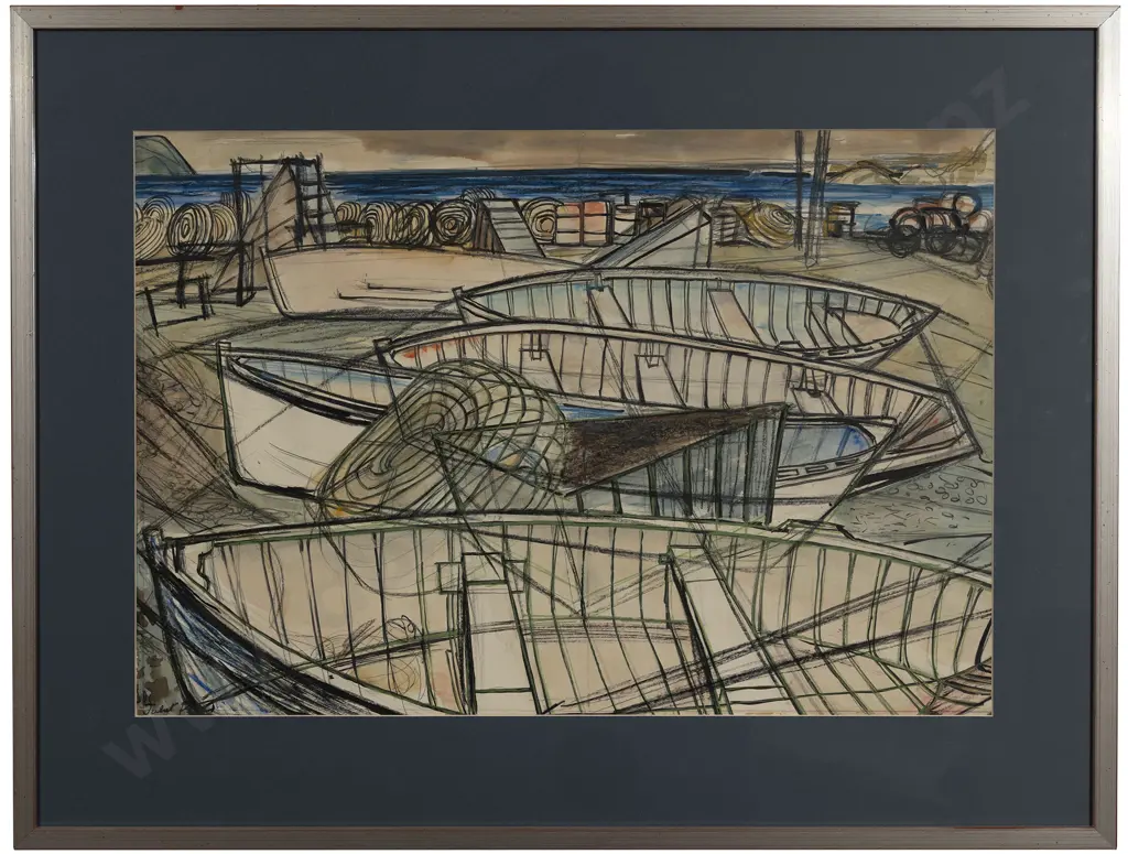 Juliet Peter (1915 - 2010) - Boat Study Image 1++