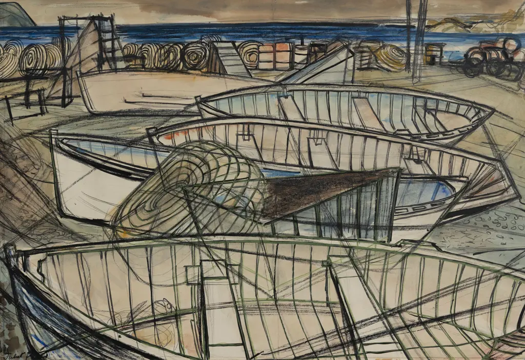 Juliet Peter (1915 - 2010) - Boat Study Image 1++