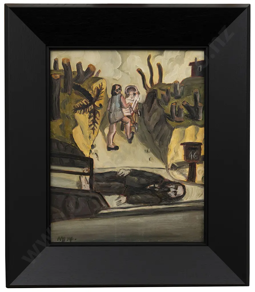 Nigel Brown (b 1949) - Driveway Painting No8 Image 1++