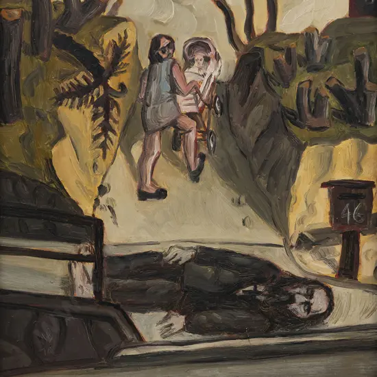 Nigel Brown (b 1949) - Driveway Painting No8