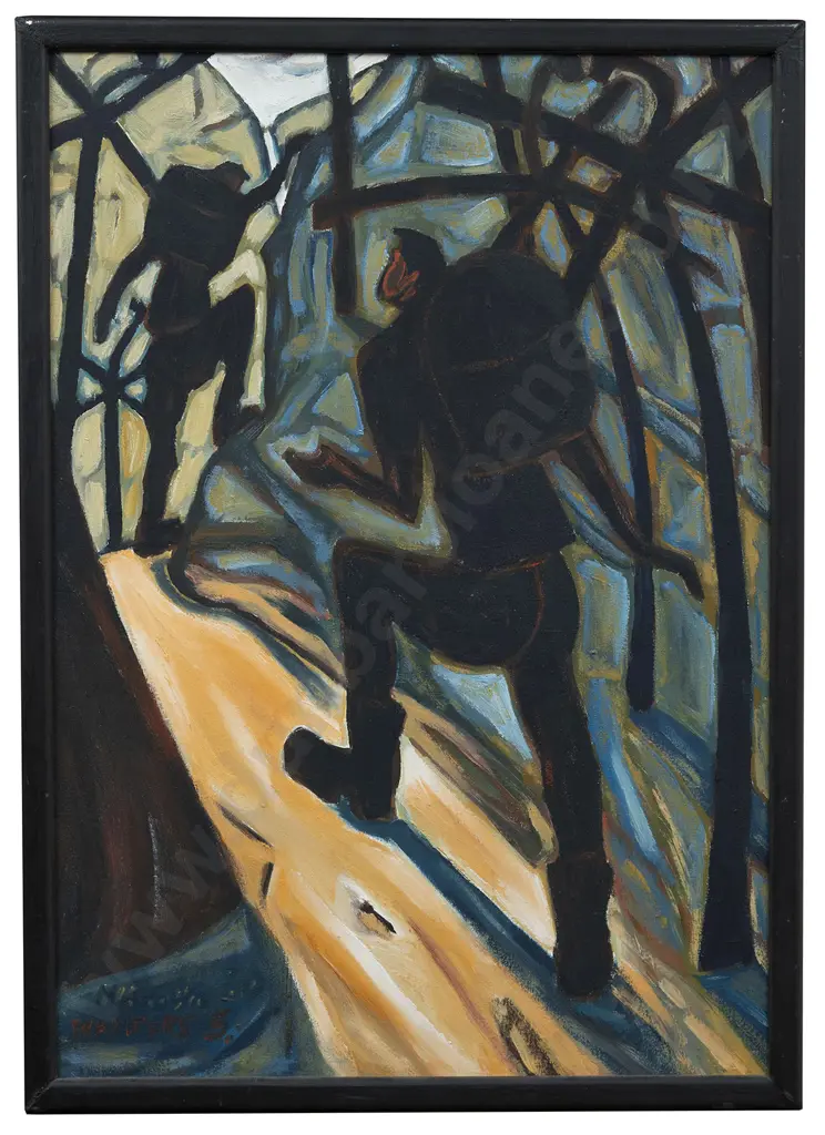 Nigel Brown (b 1949) - Trampers 5 Image 1++
