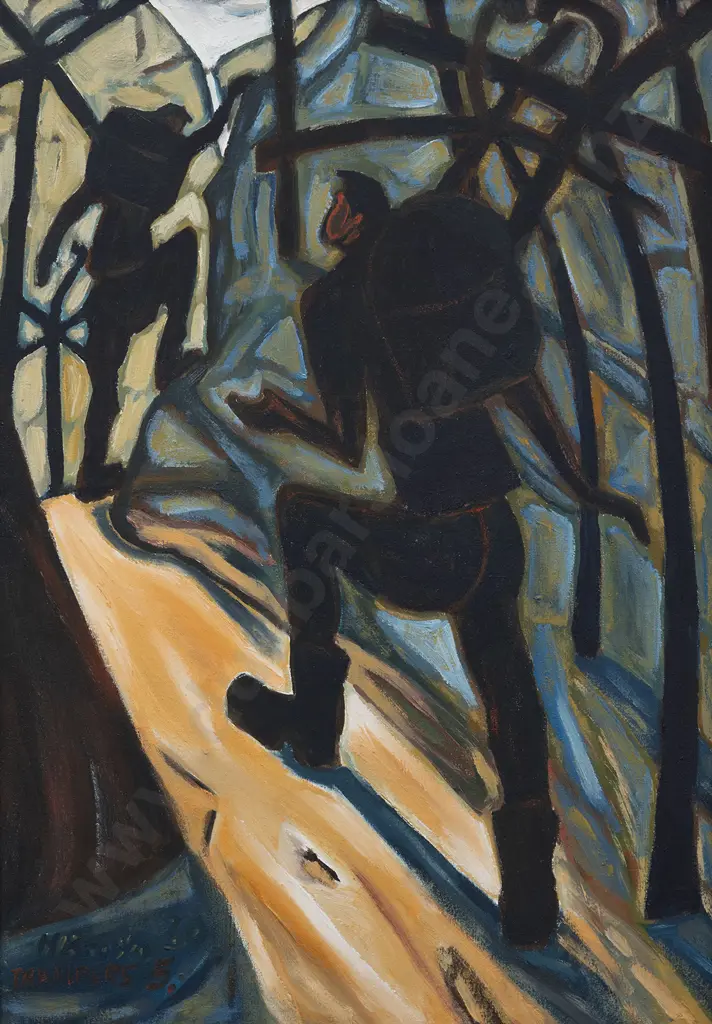 Nigel Brown (b 1949) - Trampers 5 Image 1++