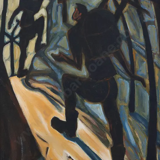 Nigel Brown (b 1949) - Trampers 5