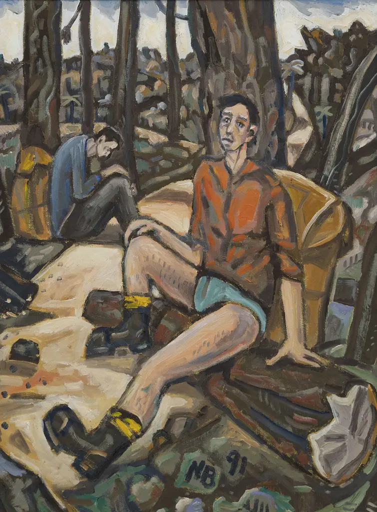 Nigel Brown (b 1949) - Trampers Image 1++