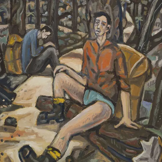 Nigel Brown (b 1949) - Trampers