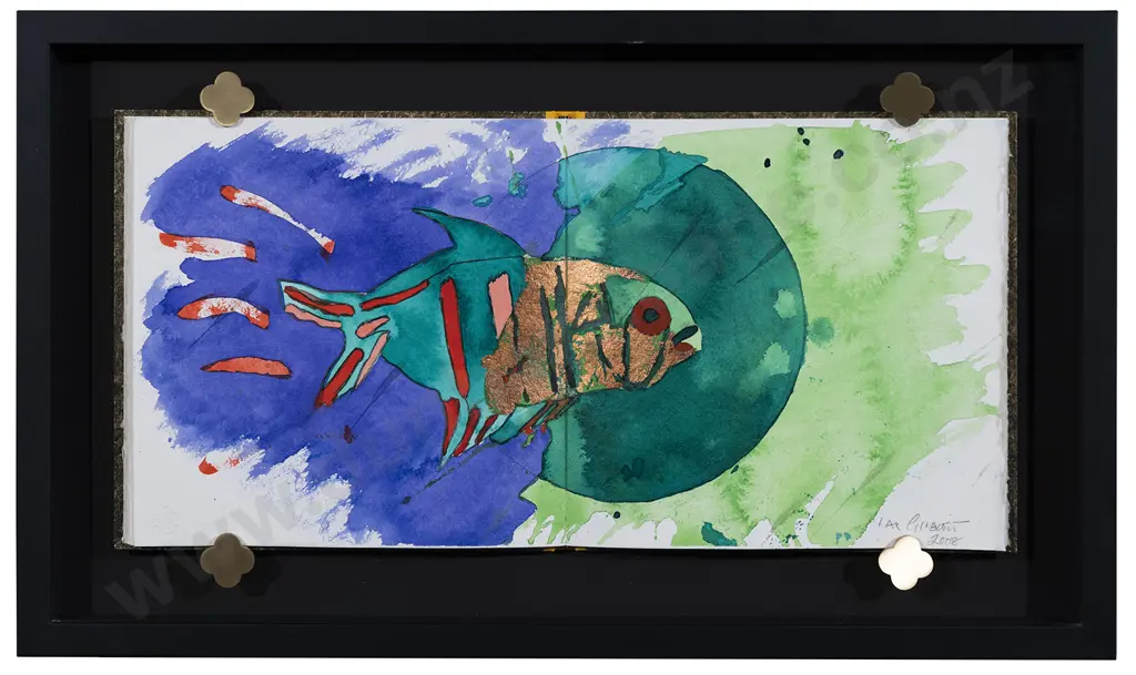 Max Gimblett (b 1935) - Fishwork Image 1++