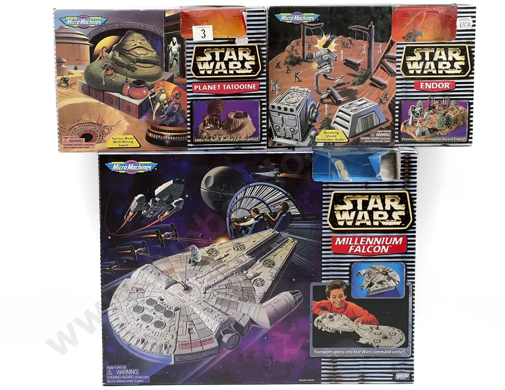 Mostly Complete Star Wars Three Micro Machine Packs Image 1++