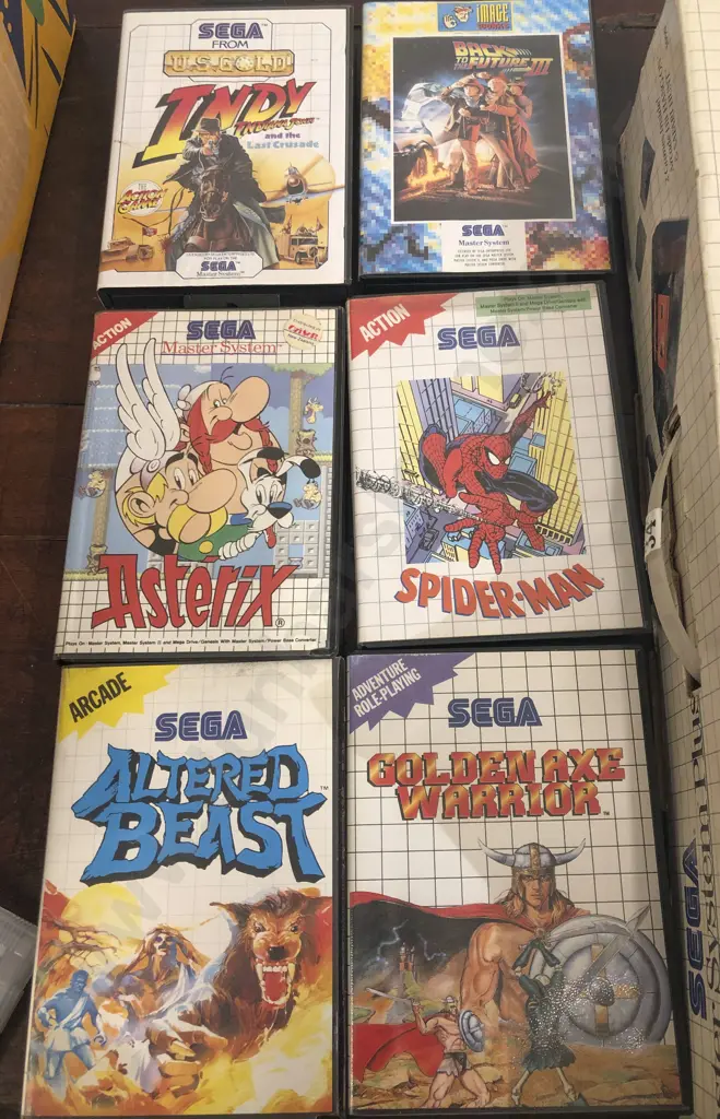 Large Qty of Assorted Vintage Consoles/Games Including Boxed Sega Master System Plus Image 1++
