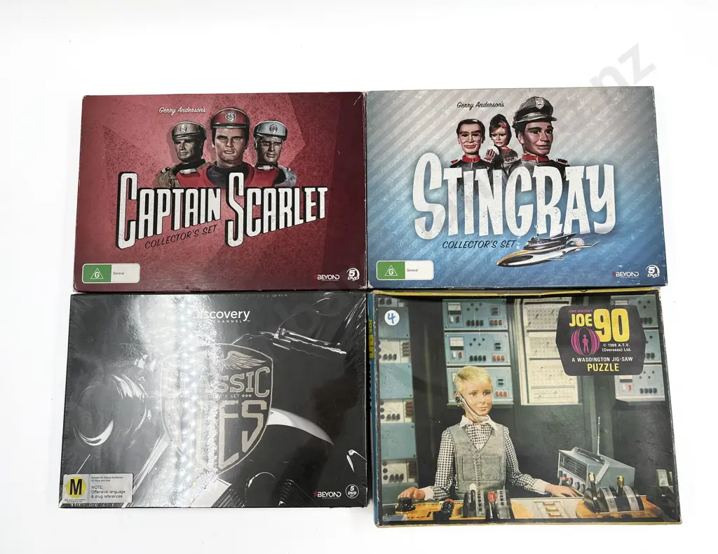Three Collectors DVD Sets & Joe 90 Puzzle Image 1++