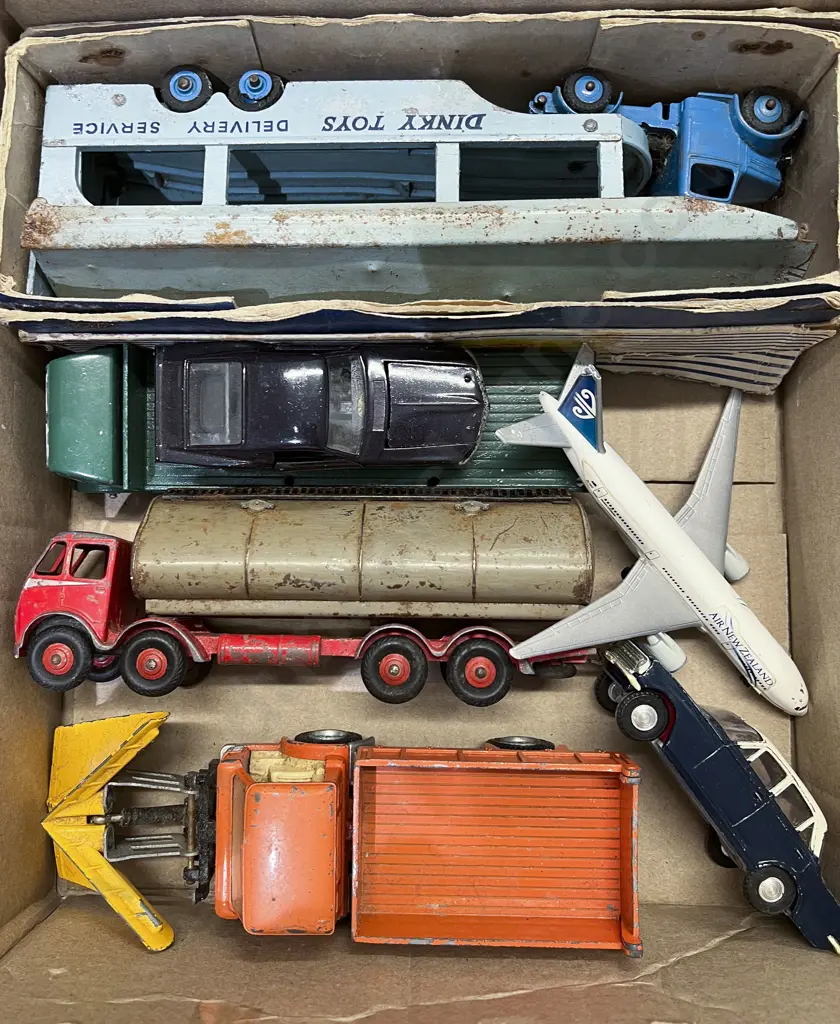 Seven Vintage Dinky & Other Vehicles Image 1++