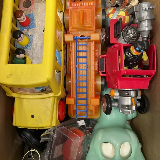 Quantity of Vintage Plastic Vehicles & Toys