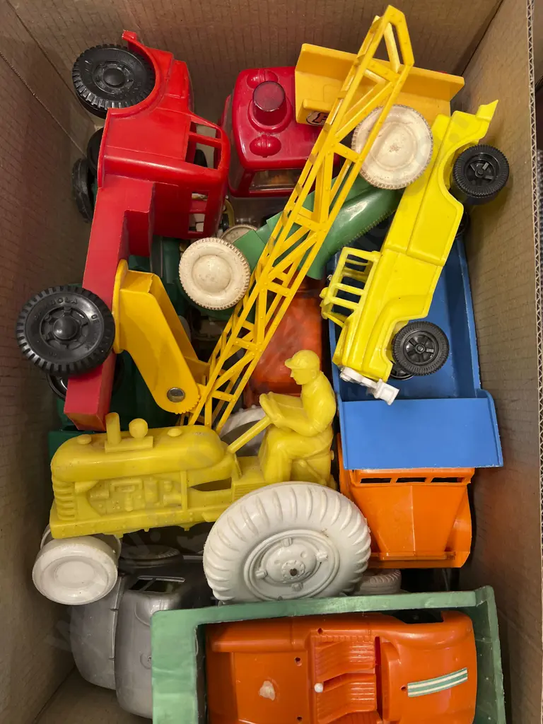 Quantity of Vintage Plastic Vehicles & Toys Image 1++
