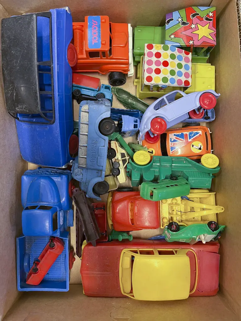 Quantity of Vintage Plastic Vehicles & Toys Image 1++