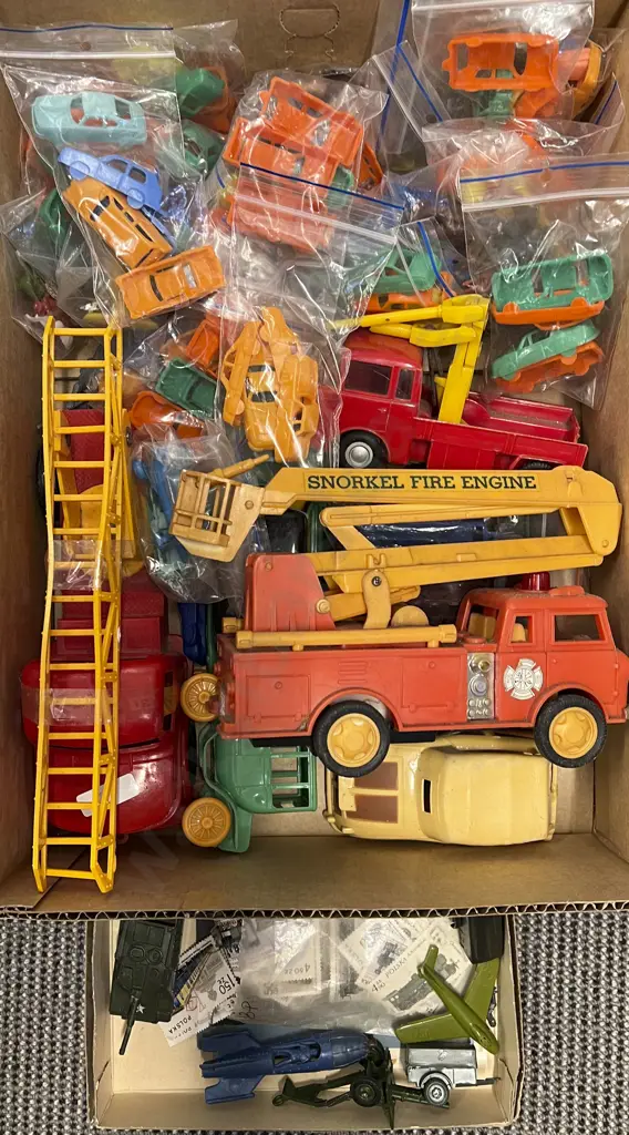 Quantity of Vintage Plastic Vehicles & Toys Image 1++