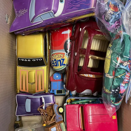 Quantity Assorted Vehicles & Toys