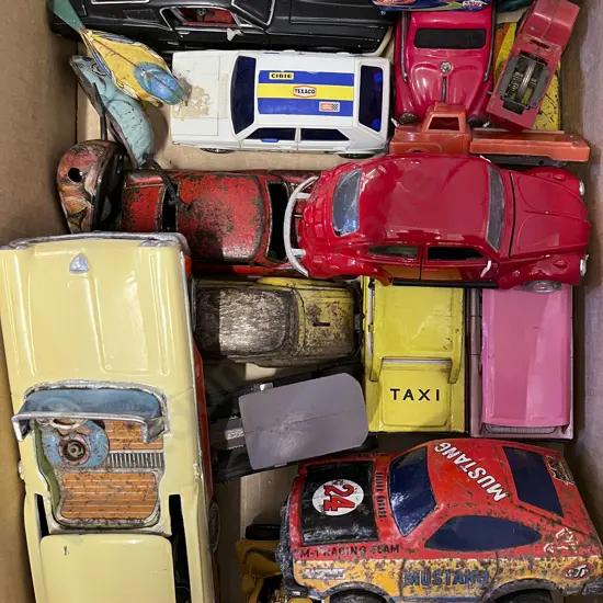 Quantity Tinplate Assorted Vehicles