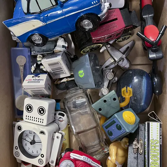 Quantity Assorted Vehicles & Toys