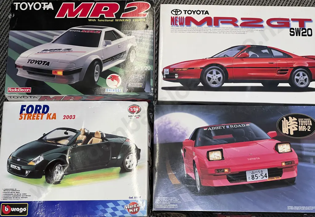 Four Kit Set Vehicle Models Image 1++