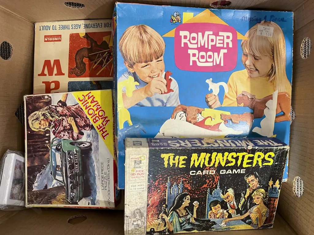 Quantity of Vintage Puzzles Image 1++