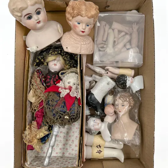 Quantity Vintage & New Doll Parts